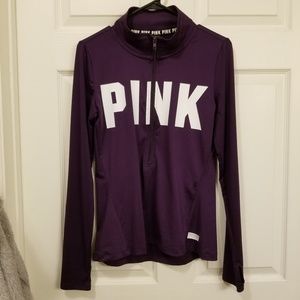 VS PINK Half Zip Pullover